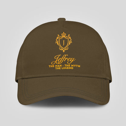 The Man The Myth The Legend Luxury Olive Cap JEFFREY 13K1 C91PF