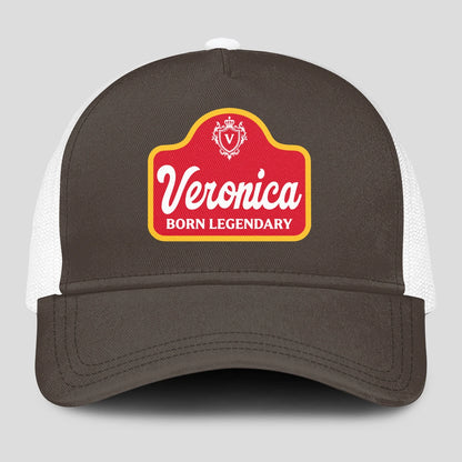 Born Legendary Charcoal Mesh Cap VERONICA 13K1 C196PF