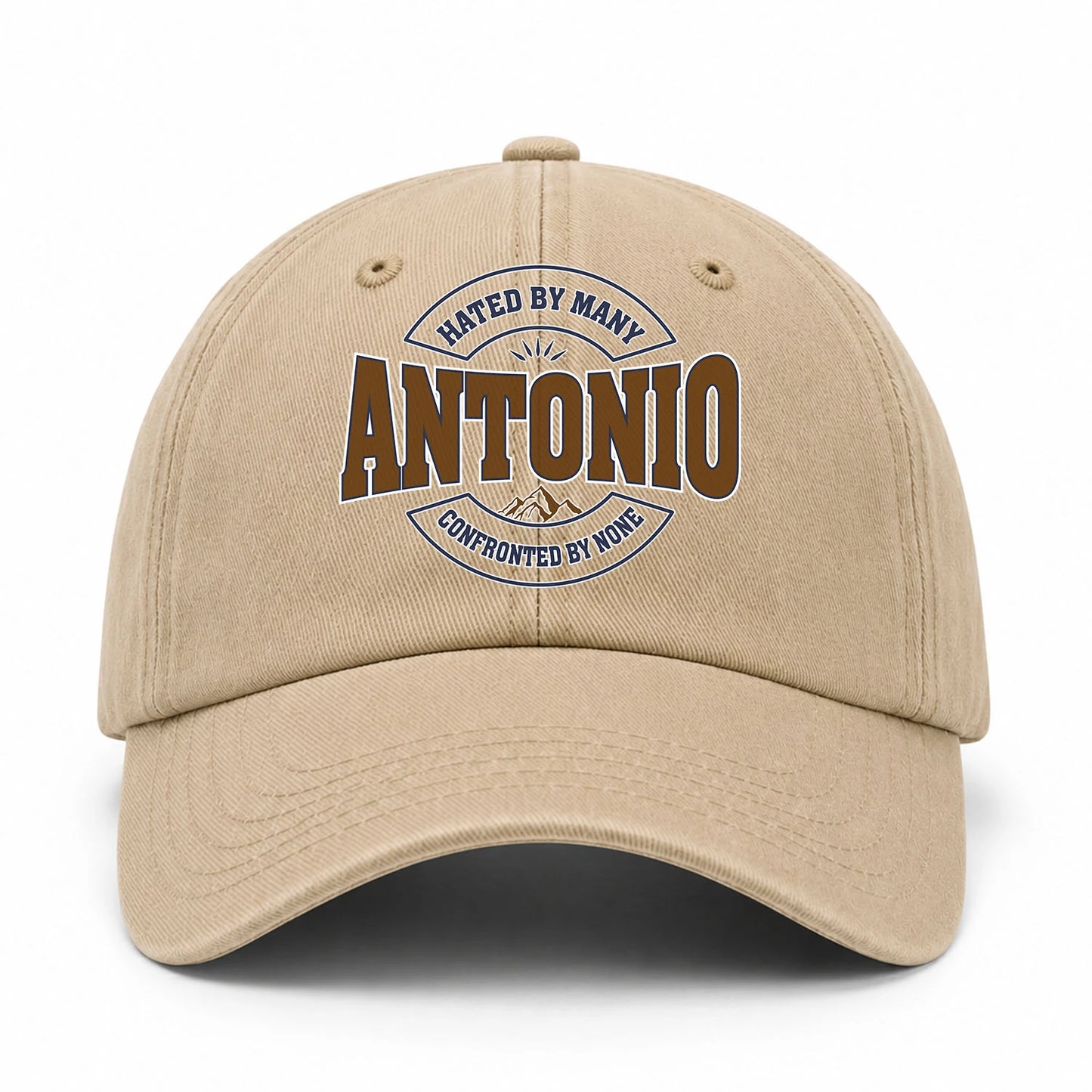Hated By Many Confronted By None Washed Cap ANTONIO 13K1 C36PF