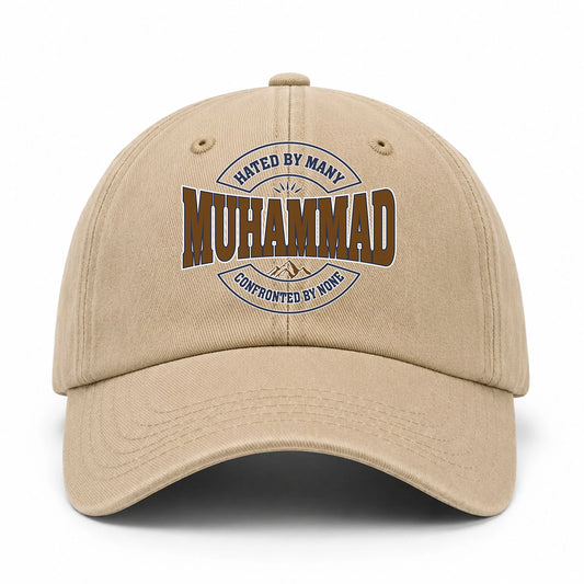 Hated By Many Confronted By None Washed Cap MUHAMMAD 13K1 C36PF