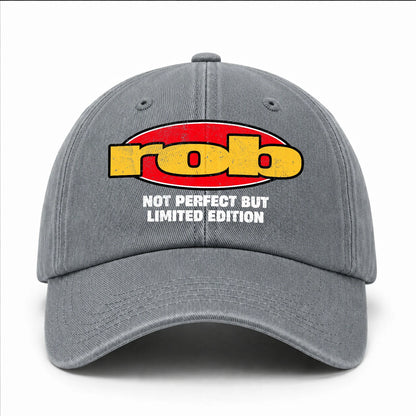 Your Name Not Perfect But Limited Edition Red Logo Washed Cap ROB 13K1 C84PF