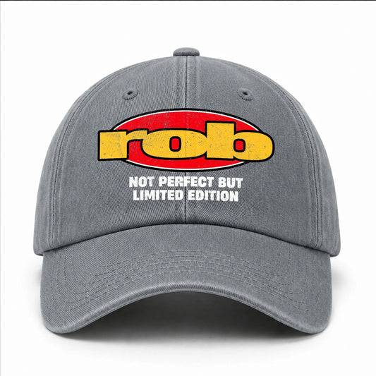Your Name Not Perfect But Limited Edition Red Logo Washed Cap ROB 13K1 C84PF