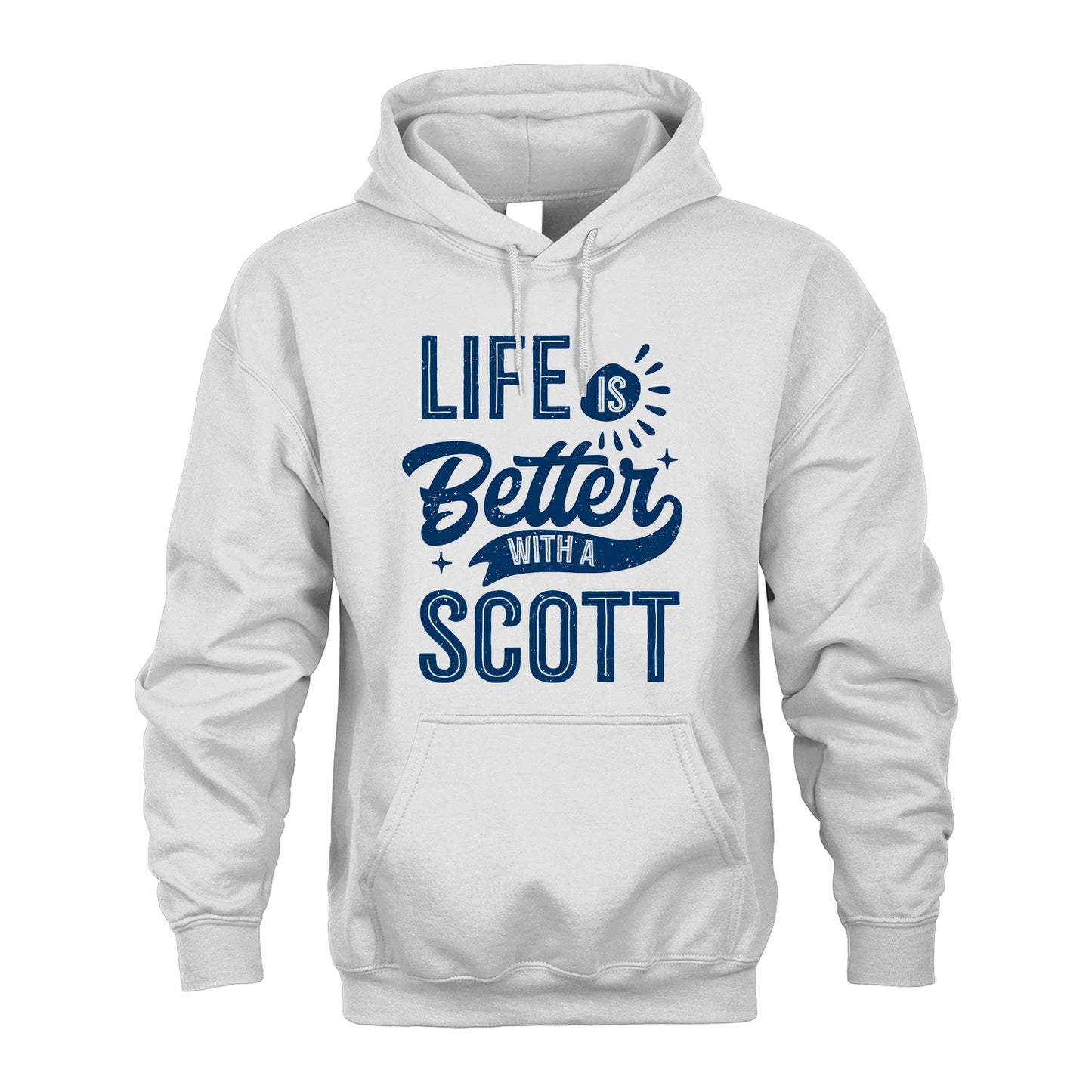 SCOTT 13K1-116 Personalized Name Quote T-Shirt Life Is Better With Unisex Gift