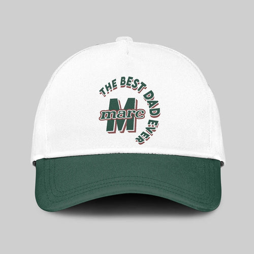 The Best Dad Ever Custom Name Cap MARC 13K1 C35PF