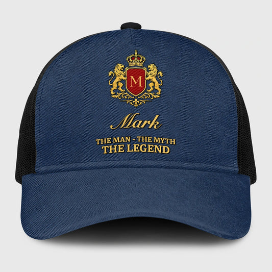 The Man The Myth The Legend Royal Blue Mesh Cap MARK 13K1 C187PF