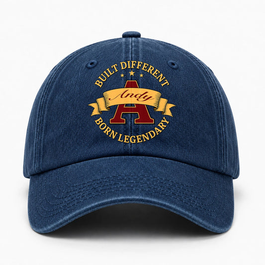 Built Different Born Legendary Royal Washed Cap ANDY 13K1 C71PF