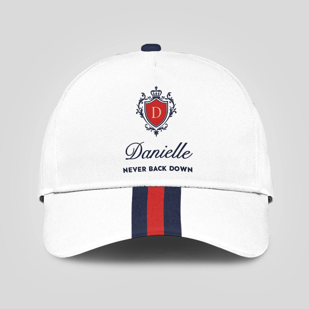 Never Back Down Stripped Cap DANIELLE 13K1 C86PF