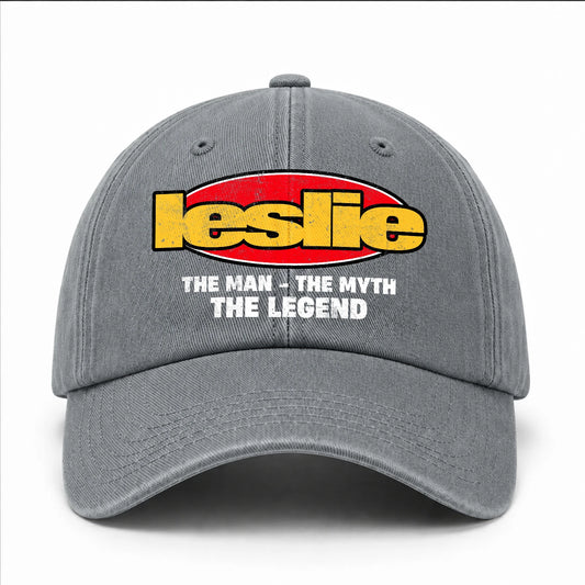 The Man The Myth The Legend Vintage Logo Washed Cap LESLIE 13K1 C162PF