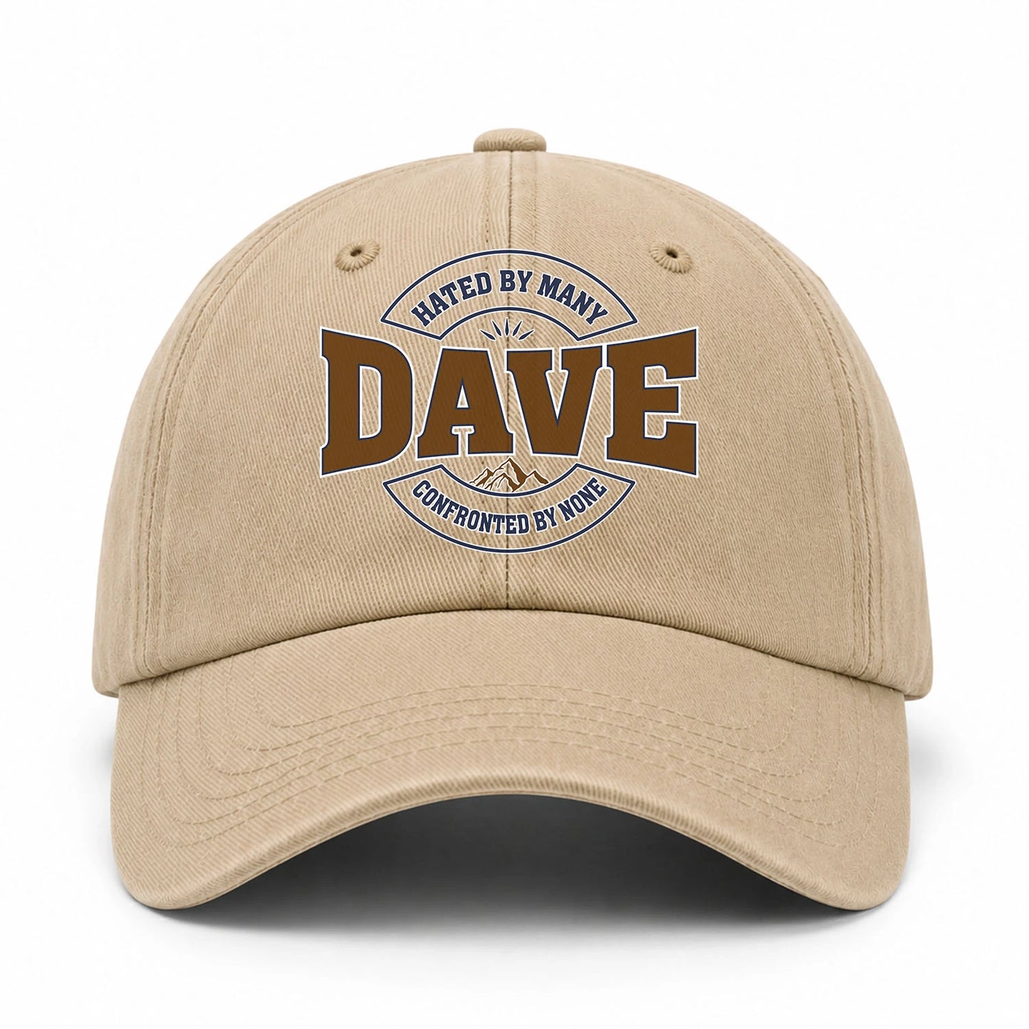 Hated By Many Confronted By None Washed Cap DAVE 13K1 C36PF