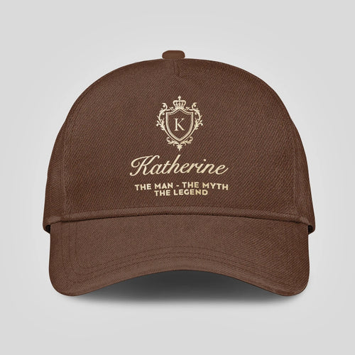 The Man The Myth The Legend Golden Brown Cap KATHERINE 13K1 C142PF