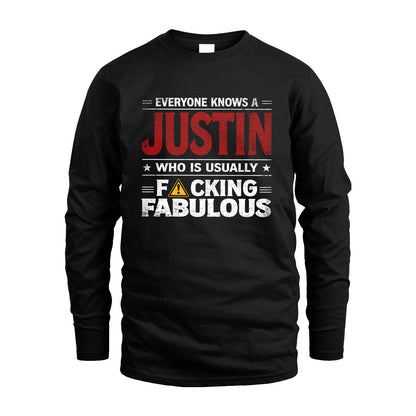 JUSTIN 13K1-565 Everyone Know A/An Name Who Is Usually...