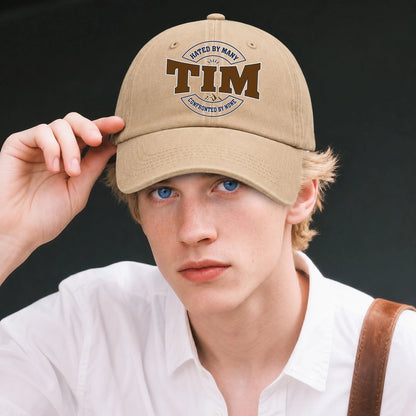 Hated By Many Confronted By None Washed Cap TIM 13K1 C36PF