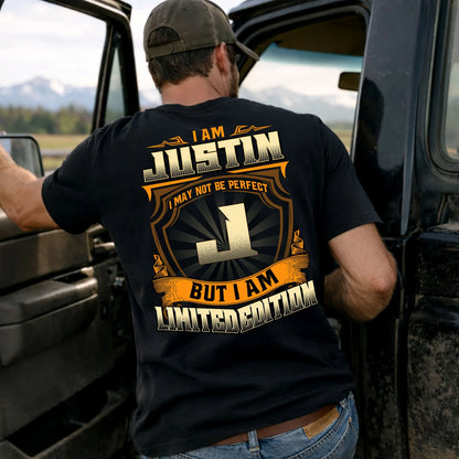 JUSTIN 13K1-516 Personalized "I May Not Be Perfect ..."