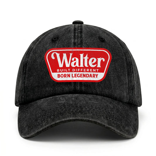 Built Different Born Legendary Red Logo Washed Cap WALTER 13K1 C63PF