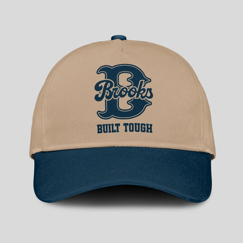 Built Tough Sage Green And Beige Baseball Cap BROOKS 13K1 C102PF