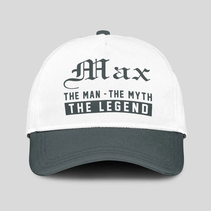 The Man The Myth The Legend Luxury Cap MAX 13K1 C39PF