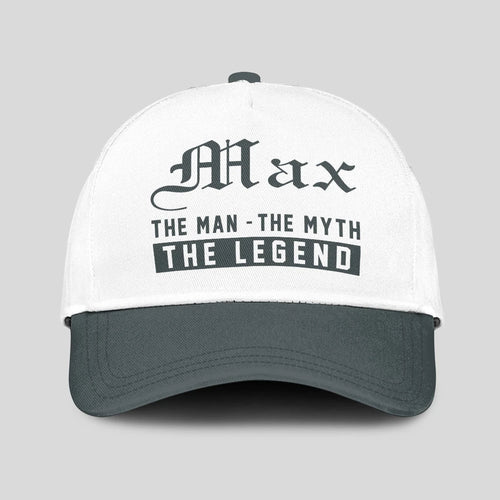 The Man The Myth The Legend Luxury Cap MAX 13K1 C39PF
