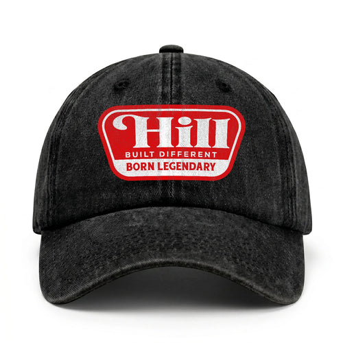 Built Different Born Legendary Red Logo Washed Cap HILL 13K1 C63PF