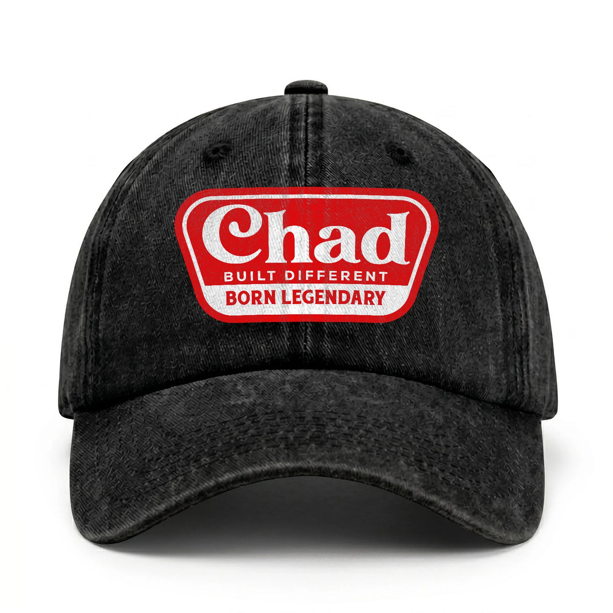 Built Different Born Legendary Red Logo Washed Cap CHAD 13K1 C63PF