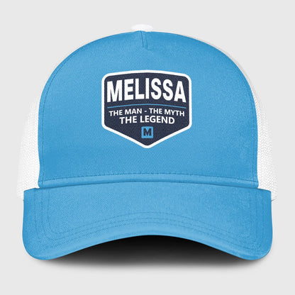 The Man The Myth The Legend Light Blue Mesh Cap MELISSA 13K1 C190PF
