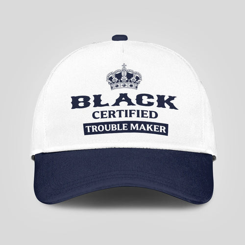 Certified Your Name Trouble Maker Washed Cap BLACK 13K1 C148PF