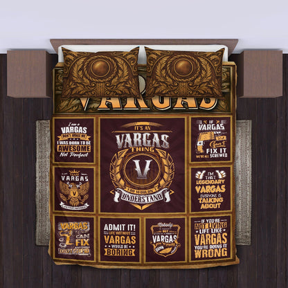 VARGAS Limited Edition Personalized Bedding Set 13K1-BS3