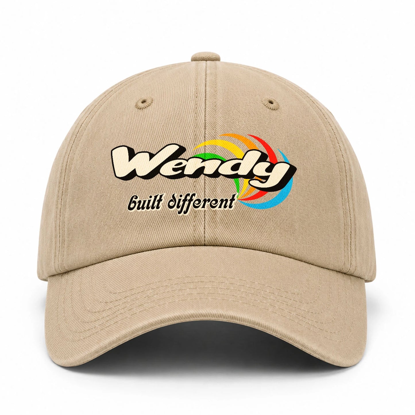 Your Name Built Different Retro Washed Cap WENDY 13K1 C55PF