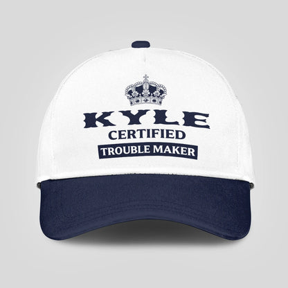 Certified Your Name Trouble Maker Washed Cap KYLE 13K1 C148PF