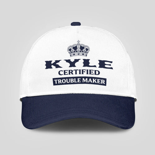 Certified Your Name Trouble Maker Washed Cap KYLE 13K1 C148PF