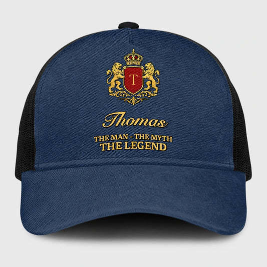 The Man The Myth The Legend Royal Blue Mesh Cap THOMAS 13K1 C187PF