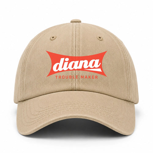 Trouble Maker Red Logo Washed Cap DIANA 13K1 C78PF