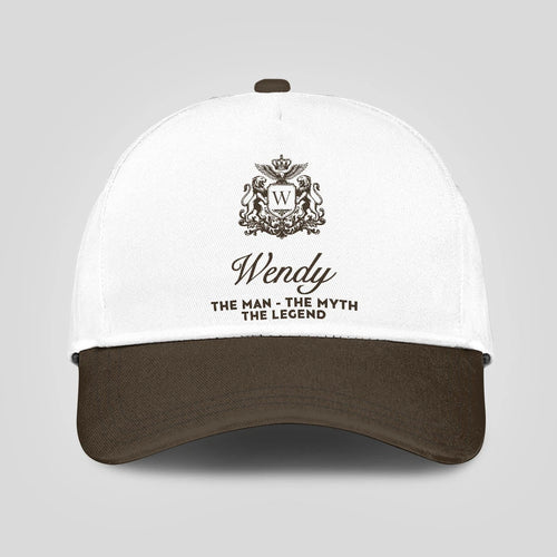 The Man The Myth The Legend Brown Cap WENDY 13K1 C47PF