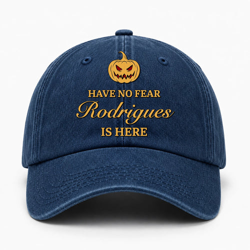 Have No Fear Your Name Is Here Jack O' Lantern Washed Cap RODRIGUES 13K1 C165PF