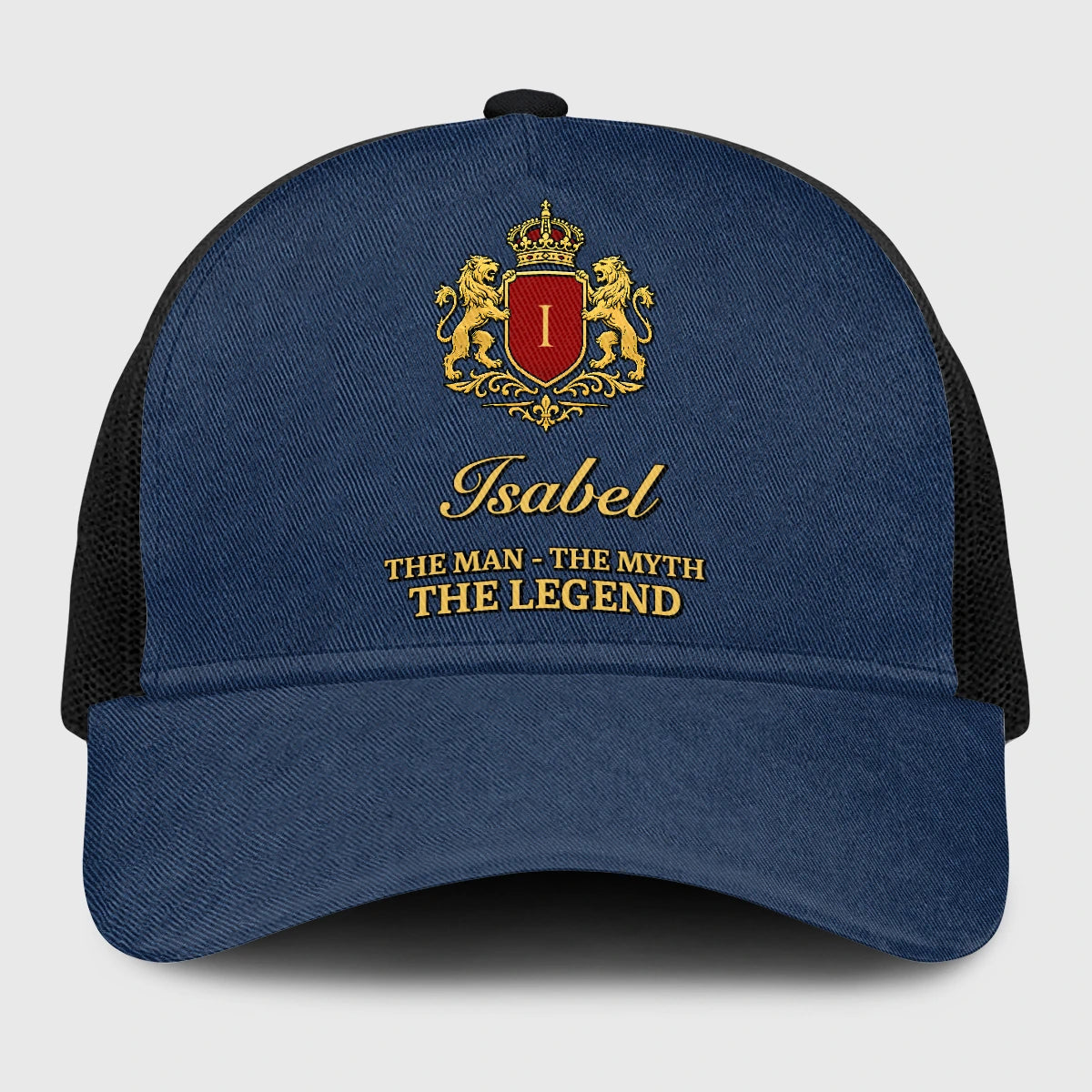 The Man The Myth The Legend Royal Blue Mesh Cap ISABEL 13K1 C187PF