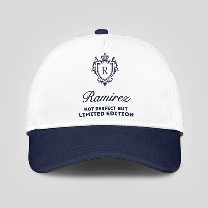 Not Perfect But Limited Edition Blue And White Luxury Cap RAMIREZ 13K1 C151PF