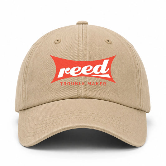 Trouble Maker Red Logo Washed Cap REED 13K1 C78PF