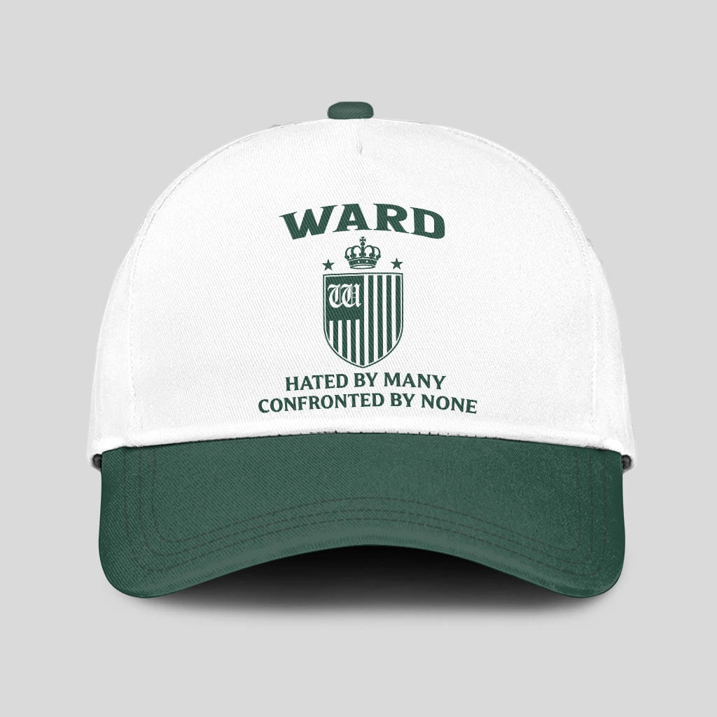 Hated By Many Confronted By None Luxury Logo Cap WARD 13K1 C41PF