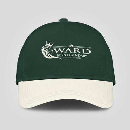 Born Legendary Lion Logo Sage Green And Beige Cap WARD 13K1 C182PF
