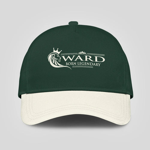 Born Legendary Lion Logo Sage Green And Beige Cap WARD 13K1 C182PF