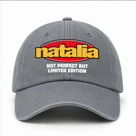 Your Name Not Perfect But Limited Edition Red Logo Washed Cap NATALIA 13K1 C84PF