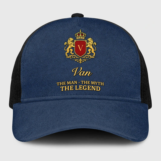 The Man The Myth The Legend Royal Blue Mesh Cap VAN 13K1 C187PF