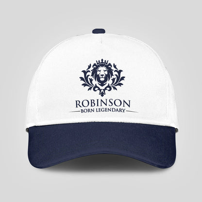 Born legendary lion blue and white baseball cap ROBINSON 13K1 C185PF