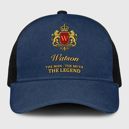 The Man The Myth The Legend Royal Blue Mesh Cap WATSON 13K1 C187PF