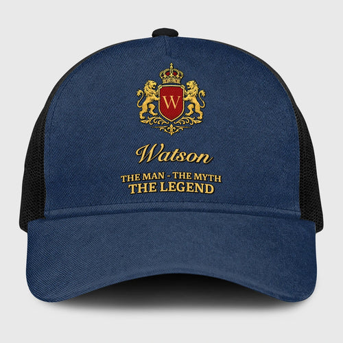 The Man The Myth The Legend Royal Blue Mesh Cap WATSON 13K1 C187PF