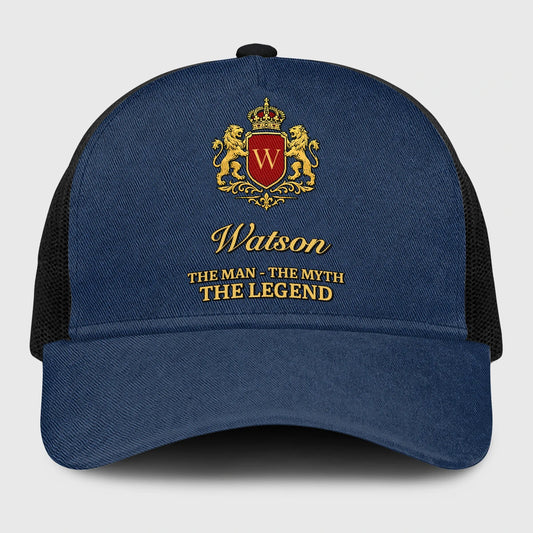 The Man The Myth The Legend Royal Blue Mesh Cap WATSON 13K1 C187PF