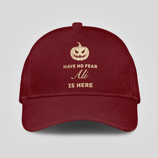 Have No Fear Your Name Is Here Halloween Pumpkin Burgundy ALI 13K1 C163PF