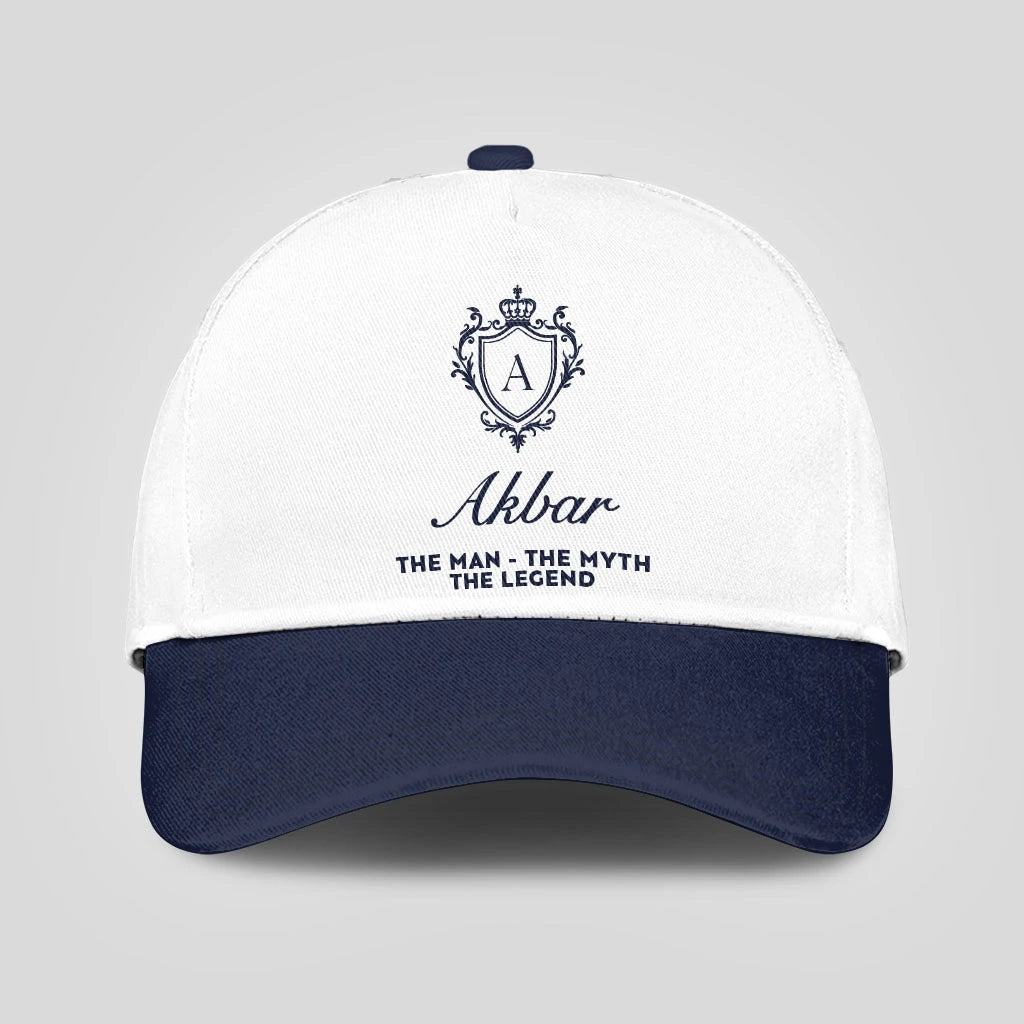 The Man The Myth The Legend Blue Cap AKBAR 13K6 C46PF