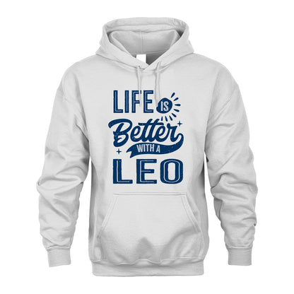 LEO 13K1-116 Personalized Name Quote T-Shirt Life Is Better With Unisex Gift