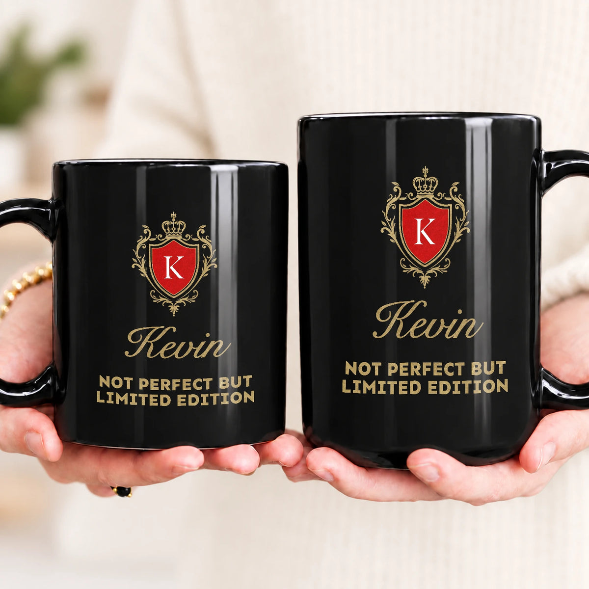 Not Perfect But Limited Eidition Golden Logo Mug KEVIN 13K1 MG19