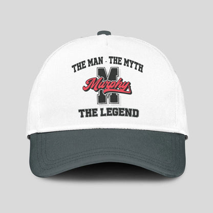 The Man The Myth The Legend Custom Initial Letter And Name Cap MURPHY 13K1 C38PF